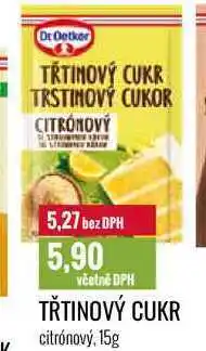 Ratio TŘTINOVÝ CUKR citrónový, 15g nabídka
