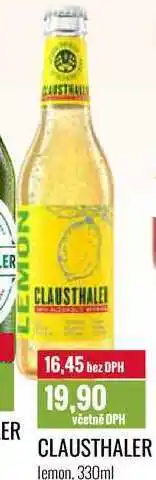 Ratio CLAUSTHALER lemon, 330ml nabídka