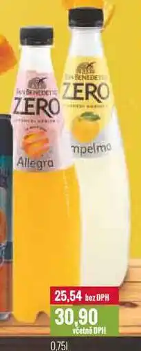 Ratio San Benedetto Zero 0,75l nabídka