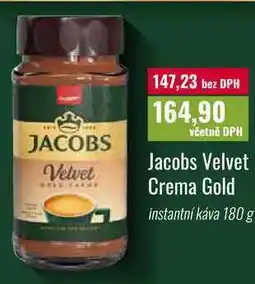 Ratio Jacobs Velvet Crema Gold 180g nabídka