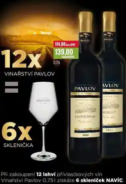 Ratio VINAŘSTVÍ PAVLOV 0,75l nabídka