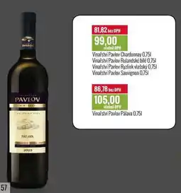 Ratio Vinařství Pavlov 0,75l nabídka