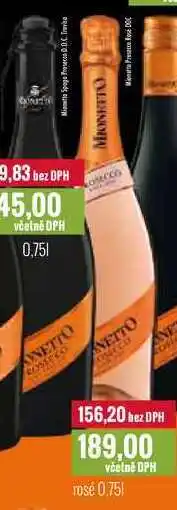 Ratio Mionetto Spago Prosecco D.O.C. Treviso 0,75l nabídka