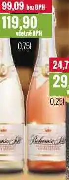 Ratio Bohemia Sekt nealkoholický rosé 0,75l nabídka