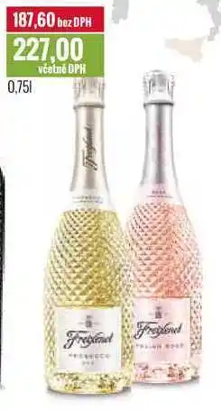 Ratio Freixenet Freixenet Prosecco / Freixenet Italian rosé 0,75l nabídka