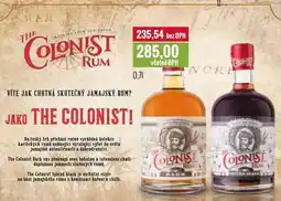 Ratio THE COLONIST RUM 0,7l nabídka