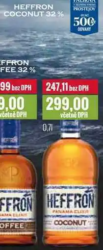 Ratio HEFFRON COCONUT 32% 0,7l nabídka