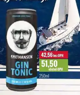 Ratio KNUT HANSEN GIN TONIC 250ml nabídka