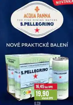 Ratio S.PELLEGRINO 0,33l nabídka