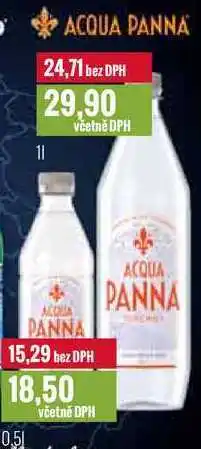 Ratio ACQUA PANNA 0,5l, 1l nabídka