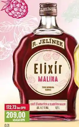 Ratio R. JELÍNEK Elixír MALINA 0,7l nabídka