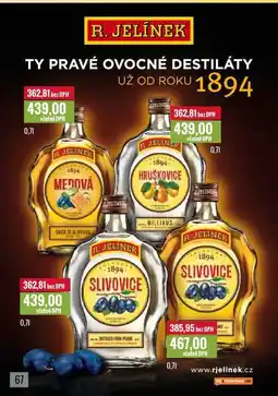 Ratio R. JELÍNEK 0,7l nabídka