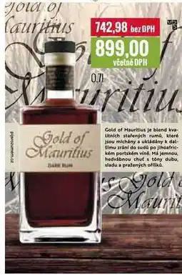 Ratio Gold of Mauritius 0,7l nabídka