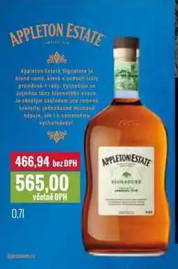 Ratio APPLETON ESTATE 0,7l nabídka