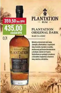 Ratio PLANTATION RUM 0,7l nabídka