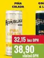 Ratio PIÑA COLADA 250ml nabídka