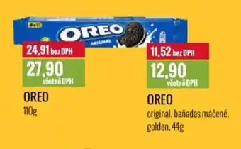Ratio OREO original, baňadas máčené, golden nabídka