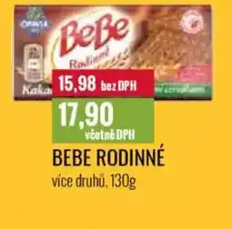 Ratio Opavia Bebe rodinné nabídka