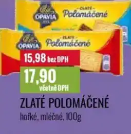 Ratio Zlaté polomáčené hořké, mléčné nabídka