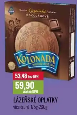 Ratio Lázeňské oplatky nabídka
