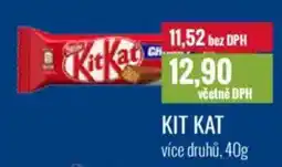 Ratio KIT KAT více druhů nabídka