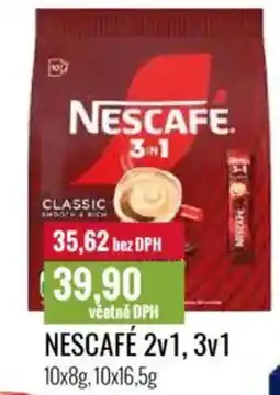 Ratio NESCAFÉ 2v1, 3v1 nabídka