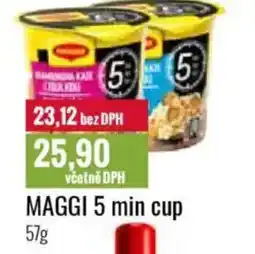 Ratio MAGGI 5 min cup nabídka