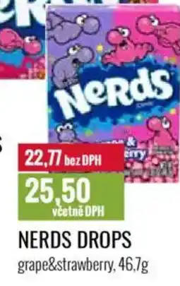 Ratio NERDS DROPS grape&strawberry nabídka