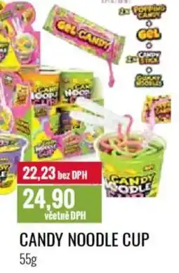 Ratio Candy noodle cup nabídka