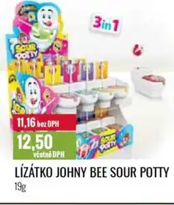 Ratio Lízátko johny bee sour potty nabídka