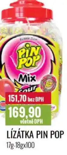 Ratio Lízátka pin pop nabídka