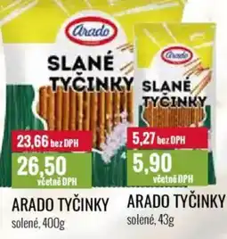 Ratio Arado tyčinky solené nabídka