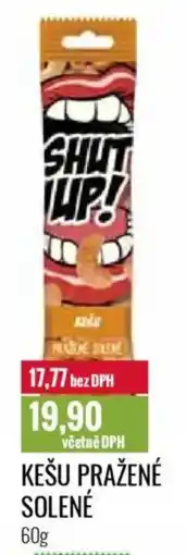 Ratio Kešu pražené solené nabídka