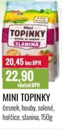 Ratio BONAVITA Mini topinky česnek, houby, solené, hořčice, slanina nabídka