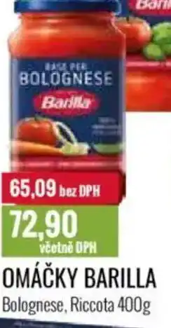 Ratio Omáčky barilla nabídka