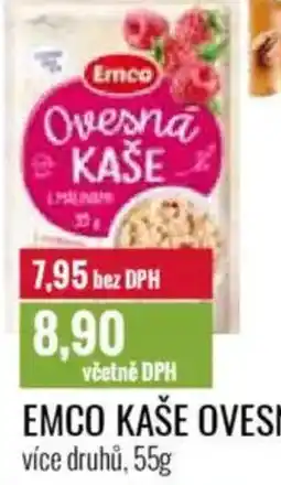 Ratio Emco kaše ovesná nabídka