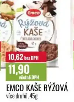 Ratio Emco kaše rýžová nabídka