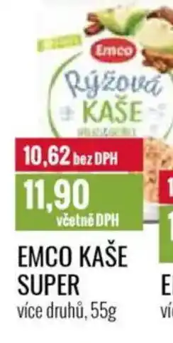 Ratio Emco kaše super nabídka