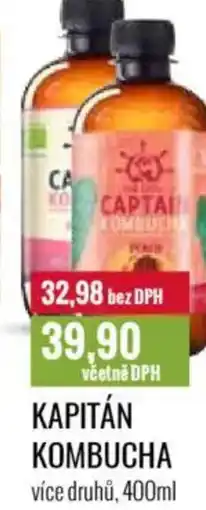Ratio Kapitán kombucha nabídka