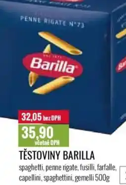 Ratio Těstoviny barilla nabídka
