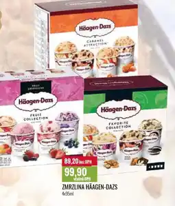 Ratio Zmrzlina häagen-dazs nabídka