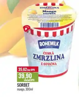 Ratio BOHEMILK Sorbet mango nabídka