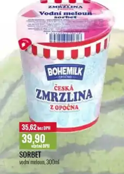 Ratio BOHEMILK Sorbet vodní meloun nabídka