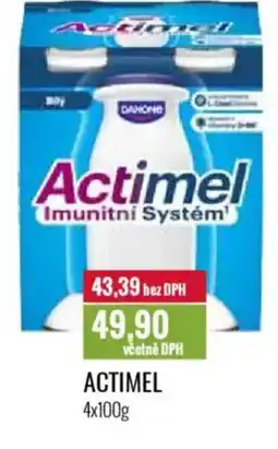 Ratio Danone Actimel nabídka