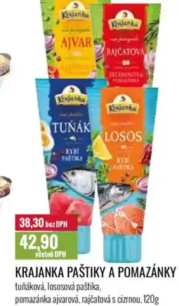 Ratio Krajanka paštiky a pomazánky nabídka