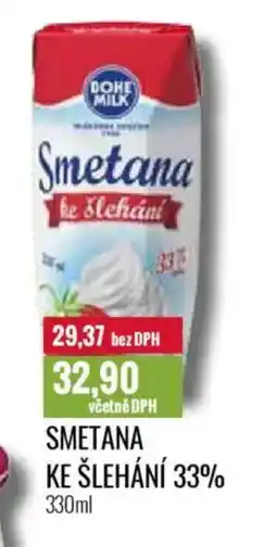 Ratio Smetana ke šlehání 33% nabídka