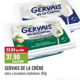 Ratio Gervais de la créme natur, s česnekem a bylinkami nabídka