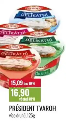 Ratio Président tvaroh nabídka