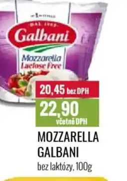 Ratio Mozzarella galbani bez laktózy nabídka