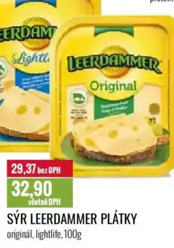 Ratio Sýr leerdammer plátky originál, lightlife nabídka